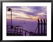 A View Toward Another Platform From An Oil And Gas Drilling Platform by Eightfish Limited Edition Print