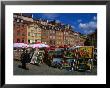 Art Stalls On Old Town Square, Warsaw, Poland by Krzysztof Dydynski Limited Edition Print