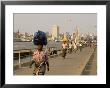 People Walking Along Catembe Jetty, Maputo, Mozambique by Ariadne Van Zandbergen Limited Edition Pricing Art Print