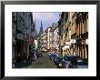Breite Strasse With Mix Of Stores From Funky To Elegant, Cologne, North Rhine Westphalia, Germany by Yadid Levy Limited Edition Print