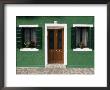 Door And Windows Of A House, Burano, Venice, Veneto, Italy by Sergio Pitamitz Limited Edition Print