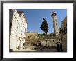 Courtyard Of The Church Of The Holy Sepulchre, Old Walled City, Jerusalem, Israel by Christian Kober Limited Edition Print