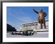 Commune Group Brought To Bow To Great Leader On Grand Monument, Pyongyang, North Korea, Asia by Anthony Waltham Limited Edition Print