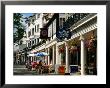 People At Outdoor Cafes, The Pantiles, Tunbridge Wells, Kent, England by David Tomlinson Limited Edition Print