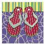 Red Flip Flops by Emily Duffy Limited Edition Print