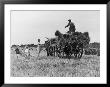 Three Children Helping Their Farmer Father To Bring In The Hay By Horse And Cart by Staniland Pugh Limited Edition Print