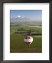 Hot-Air Balloon Near Methven With Mountains In Distance, New Zealand by David Wall Limited Edition Print