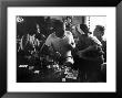 Elizabeth Taylor, Richard Burton, Ava Gardner And Man In Cantina by Gjon Mili Limited Edition Print