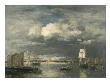 The Harbor Of Camaret Under Stormy Skies, 1873 by Eugã¨Ne Boudin Limited Edition Print