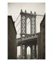 Manhattan Bridge And Empire State Building, New York City, Usa by Alan Copson Limited Edition Pricing Art Print