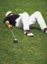 Actor Jack Nicholson Taking A Nap At Celebrity Golf Tournament by Mirek Towski Limited Edition Print