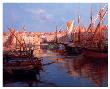 Port De St Tropez, Cote D'azur by Emile Joseph Humblot Limited Edition Print