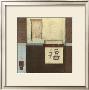 Chinese Scroll In Blue Ii by Mauro Limited Edition Print