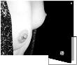 Female Chest, Nude With Sequins by I.W. Limited Edition Print