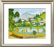 Montain Village In The Tessine At The Lake Agno by Hermann Hesse Limited Edition Pricing Art Print
