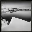 Crater Lake In Black And White by Shane Settle Limited Edition Print