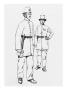 Police Uniforms From The Period 1863- 1865 by Metropolitan Police Limited Edition Print