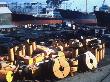 Ship Parts, Esso And Texaco Oil Tankers Docked At Sun Shipbuilding And Dry Dock Co. Shipyards by Dmitri Kessel Limited Edition Print