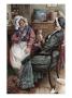 Charles Dickens's 'Martin Chuzzlewit' : Sairey Gamp And Betsey Prig Drinking Together by Cecil Alden Limited Edition Print