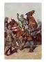 German Infantry In Battle With English Cavalry, Early 20Th Century Uniform War From German View by Cecil Alden Limited Edition Pricing Art Print