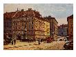 Vienna, Freiung, Street Scene With People Promenading by Pietro Aldi Limited Edition Pricing Art Print
