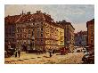 Vienna, Freiung, Street Scene With People Promenading by Pietro Aldi Limited Edition Pricing Art Print