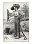 Huck Finn Holding Gun And Hare, Hunting by Hugh Thomson Limited Edition Pricing Art Print