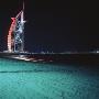 Burj Al Arab Hotel, Dubai, Night Time Exterior by James Balston Limited Edition Pricing Art Print