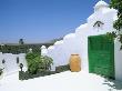 Green Door And Pot, Lanzarote, Canary Islands by Clive Nichols Limited Edition Print