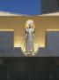 Cathedral Of Our Lady Of The Angels, Los Angeles, Usa, Sculpture With Halo Above The Southern Doors by John Edward Linden Limited Edition Print