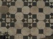 Backgrounds - - Victorian Black And White Mosaic Tiled Path by Natalie Tepper Limited Edition Print