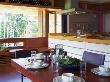 Lone Oak Hall, East Sussex - View Across Dining Table To Kitchen, Architect: Michael Wilford by Richard Bryant Limited Edition Print