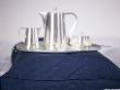 Silver Coffee Set On A Tray Balanced On A Cushion by Richard Powers Limited Edition Print