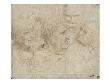 Copie D'apres Les Quatre Temperaments by Leonard De Vinci Limited Edition Print