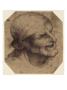 Tete Grimacante, Coiffee D'un Calotte by Leonard De Vinci Limited Edition Print