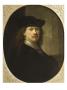 Rembrandt A La Toque Sur Fond D'architecture by Rembrandt Van Rijn Limited Edition Print