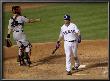 San Francisco Giants V Texas Rangers, Game 4: Michael Young,Buster Posey by Stephen Dunn Limited Edition Print