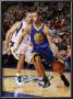 Golden State Warriors V Dallas Mavericks: Stephen Curry And Jason Kidd by Danny Bollinger Limited Edition Pricing Art Print