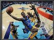 Oklahoma City Thunder V New Orleans Hornets: Jeff Green And Emeka Okafor by Layne Murdoch Limited Edition Pricing Art Print
