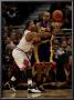 Los Angeles Lakers V Chicago Bulls: Derek Fisher And Derrick Rose by Jonathan Daniel Limited Edition Print