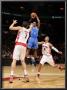 Oklahoma City Thunder V Toronto Raptors: Russell Westbrook And Andrea Bargnani by Ron Turenne Limited Edition Print