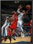 Portland Trail Blazers V Memphis Grizzlies: Mike Conley And Dante Cunningham by Joe Murphy Limited Edition Print