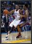 Phoenix Suns V Oklahoma City Thunder: Kevin Durant And Josh Childress by Layne Murdoch Limited Edition Print