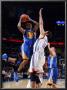 Golden State Warriors V Oklahoma City Thunder: Monta Ellis And Nenad Krstic by Layne Murdoch Limited Edition Pricing Art Print
