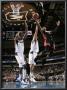 Miami Heat V Dallas Mavericks: Dwyane Wade, Dirk Nowitzki And Ian Mahinmi by Glenn James Limited Edition Pricing Art Print
