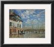 A Boat During The Flood At Port Marly, C.1876 by Alfred Sisley Limited Edition Print