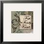 Words To Live By, Faith Family Friends by Smith-Haynes Limited Edition Pricing Art Print
