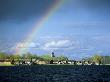 Rainbow Over Vershinino C18th St. Nikola Chapel, Kenozersky National Park. Lake Kenozero, Russia by Igor Shpilenok Limited Edition Pricing Art Print