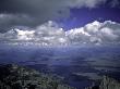 Sea Of Clouds Over A Lake Landscape Seen From The Summit Of A Mountain, Colorado by Michael Brown Limited Edition Print