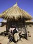 Children By Straw Huts, South Africa by Ryan Ross Limited Edition Print